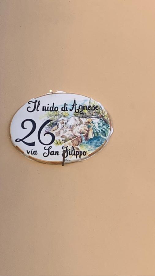 Il Nido Di Agnese Lägenhet Bagni San Filippo Exteriör bild